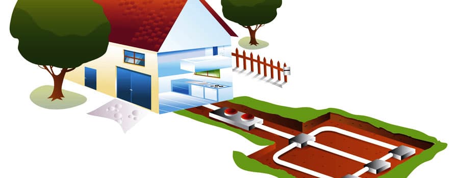 geothermal heating and cooling installation